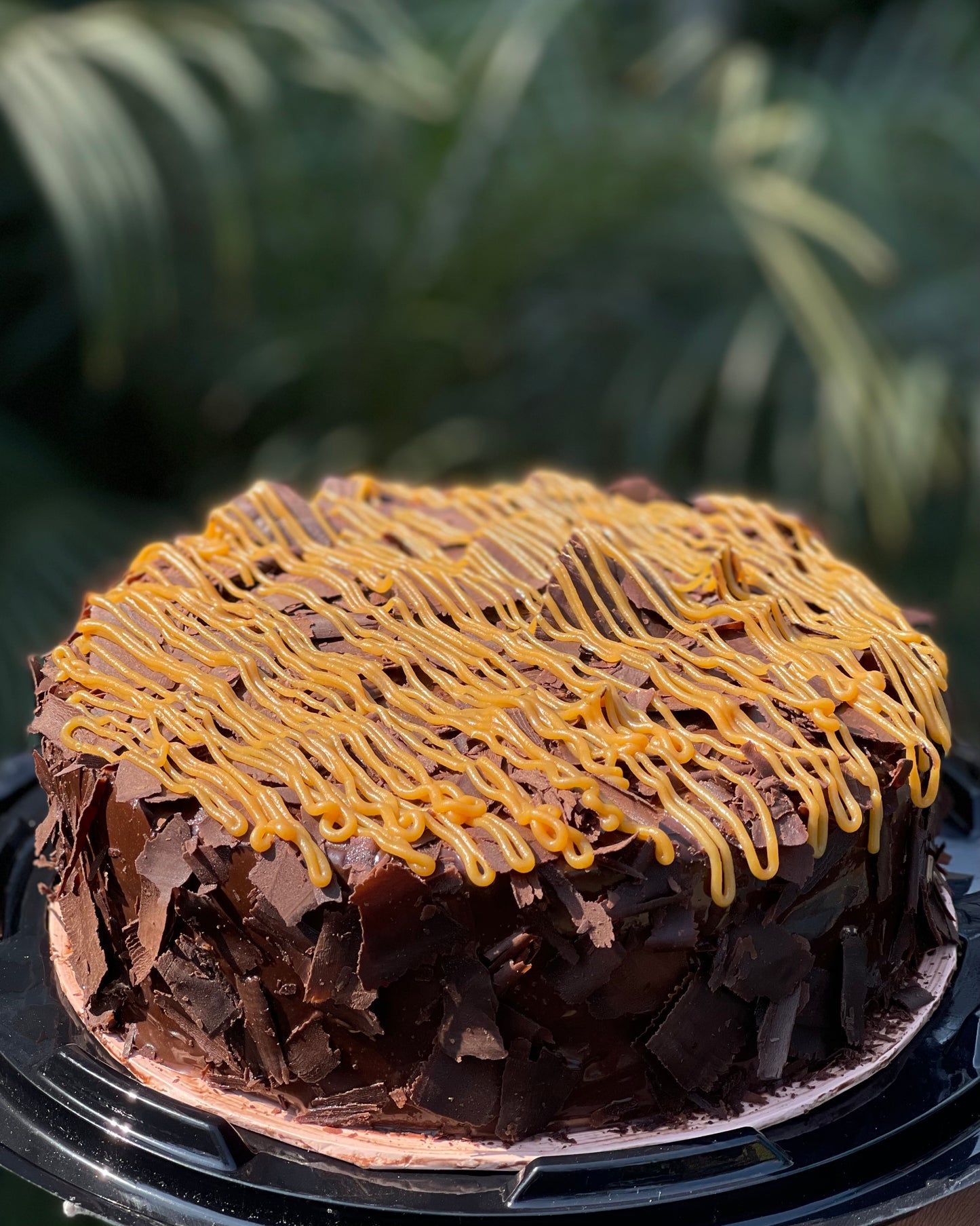 Double Chocolate Caramel Cake