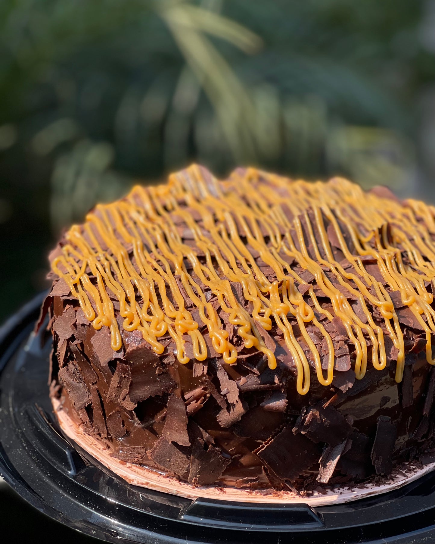 Double Chocolate Caramel Cake